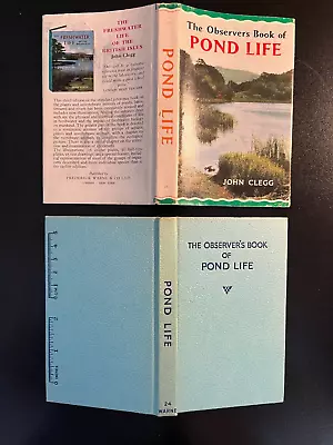 Observers Book Of Pond Life  No 24  -  1967 With DJ • £2.25