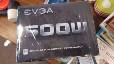 £49.99 • Buy EVGA 600W W1 80 PLUS White Non-Modular PSU Power Supply Wattage: 600W 120mm Fan