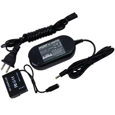 HQRP AC Power Adapter And DC Coupler For Panasonic Lumix DMC-G5K DMC-G6 DMC-G6K • $41.18
