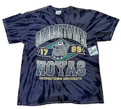 $29.95 • Buy '47 Brand Mens Size Large Vintage Tubular NCAA Georgetown Hoyas Tie Dye T-Shirt
