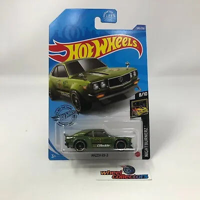 Mazda RX-3 #243 * GREEN * 2021 Hot Wheels * WK2 • $3.99