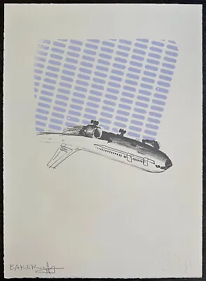 Charming Baker Saturday ScreenPrint 'Plane' SIGNED • £325