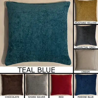 £14.59 • Buy Premium Elite Chenille Cushion Cover Handmade Pillow Case Sofa Bed Home Decor