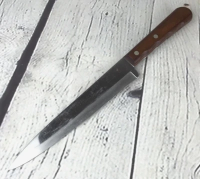 $22.99 • Buy Vtg Case XX Stainless Kitchen Chefs Butcher Knife CAP 200-8” Wood Handle