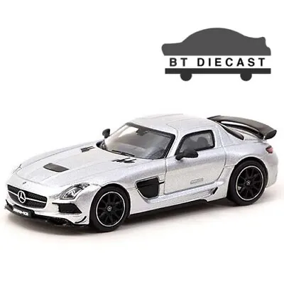Tarmac Works Mercedes Benz Sls Amg Coupe Black Series 1/64 Silver T64g-027-sl • $13.99