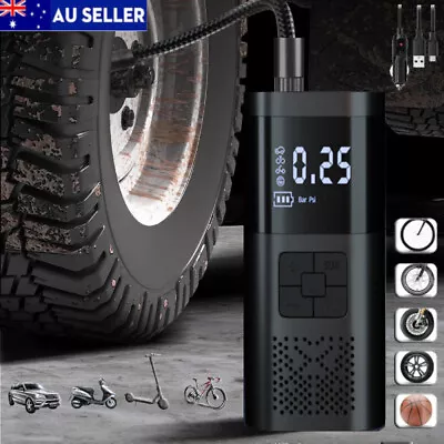 Cordless Electric Scooter Bike Tyre Inflator Car Air Compressor Bicycle Pump PSI • $38.95