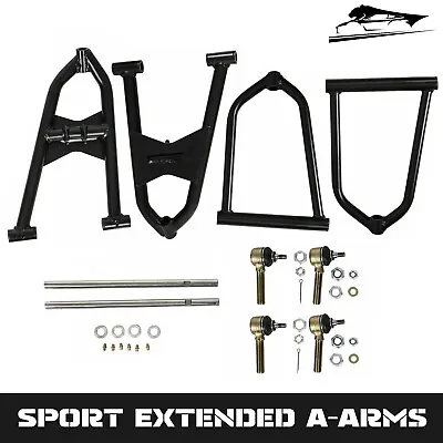 Sport Extended A-Arms For Yamaha Banshee 350 YFZ350 +2 +1 Fully Adjustable • $90