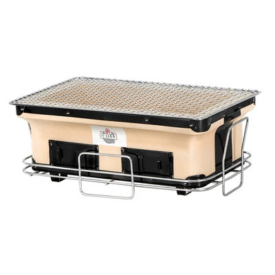 $74.95 • Buy Grillz Ceramic BBQ Grill Smoker Hibachi Japanese Tabletop Charcoal Barbecue