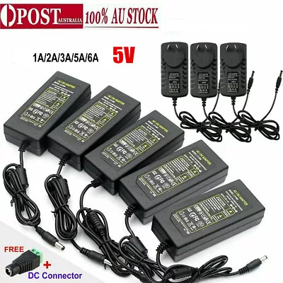 AC/DC 5V 1/2/3/4/5/6A Power Supply Adapter Transformer For LED Strip Lights • $9.99