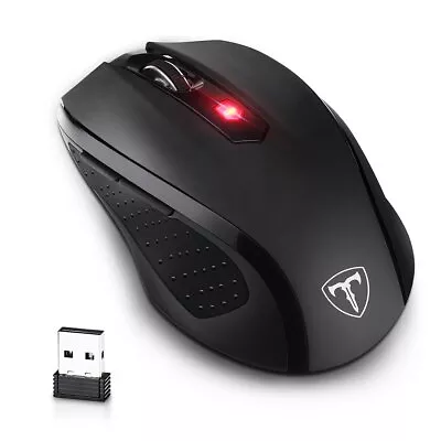 VicTsing 2.4G Ergonomic Optical Gaming Mouse 2400DPI Mice For Laptop PC Win10 OS • $13.99