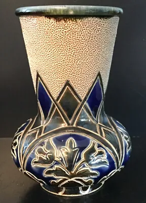 £100 • Buy Rare Antique 1884 Doulton Lambeth Vase By Isabella Miller Immaculate Condition