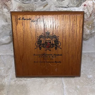 Vintage A Fuente Don Carlos Empty Cigar Box From 1984 Made In Dominican Republic • $13