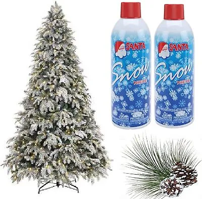 $40 • Buy Prextex Winter Textured Snow Spray Pack Of Two 13 Oz Aerosol Bottles Christmas