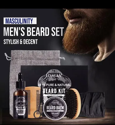£20 • Buy Beard Growth Kit Men Hair Enhancer Moustache Grooming Beard Care Oil Moisturiser