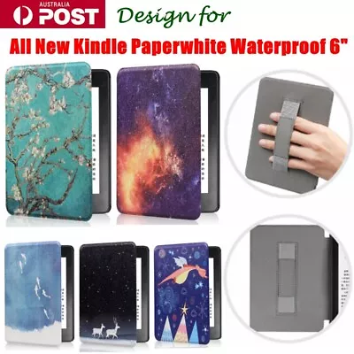 For All New Kindle Paperwhite 4 Waterproof 6  10 Gen Pattern Handle Cover Case  • $18.99