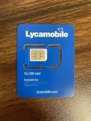 Lyca Mobile $19 Plan One Month Preload No Packing Exp 04/14/2024 • $7.99