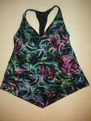 MAGICSUIT Cobra Taylor Tankini Top Underwire Swimsuit Sz 10 NWT  • $45