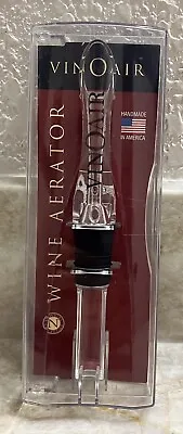 Nicholas Vinoair Wine Aerator New In Case Cork Pops • $8.99