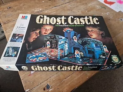 Vintage MB Games Ghost Castle Board Game 1985 Haunted House Of Horrors (Parts) • £14.99