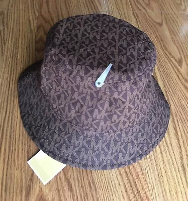 Michael Kors MK Logo Brown Bucket Hat - Size M/L  (NWT - See Note) • $42.99