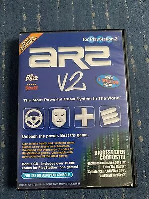 Action Replay 2 V2 PS2 PlayStation 2 Boxed Complete Cheat System  • £32.95