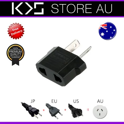 $3.29 • Buy Europe EU Japan JP / US To Australia Power Plug Adapter Travel Converter - AUS