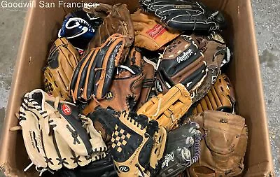 80 Youth Adult Baseball Gloves Mitts Catchers Franklin Rawlings Mizuno Wilson • $124.50