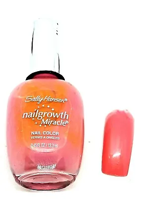 NEW Sally Hansen Nailgrowth Miracle Nail Polish .45 Fl Oz Choose From 8 Colors • $3.99