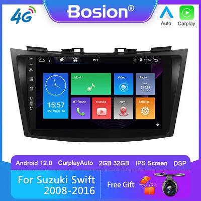 $247.99 • Buy Android 12 Car Stereo Radio For Suzuki Swift 2011-2017 IPS DSP Carplay Auto GPS 