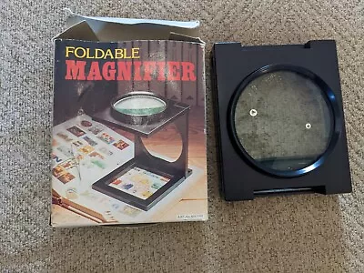 Vintage 1994 SE Foldable Magnifier Magnifying Glass 4-inch Lens For Stamps Etc • $13.50