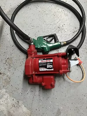 Fill-Rite FR700V/FR710V Fuel Transfer Pump 115Vac 20 Gpm 1/3 Hp W/Hose Mint • $204.50