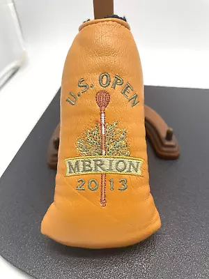 US Open Merion 2013 Putter Head Cover Logo Orange AM&E Snap Fit • $42