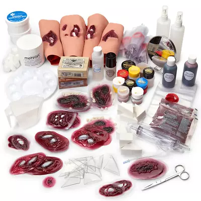 Nasco Simulaids 800-819 Advanced Military Casualty Simulation Makeup Kit • $899.95