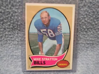 1970 Topps Mike Stratton Buffalo Bills #252 Great Condition. • $2.99