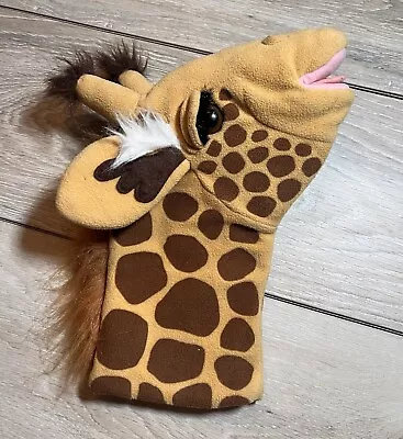 RARE Melissa And Doug Hand Puppet Giraffe Animal 13 Inches • $25