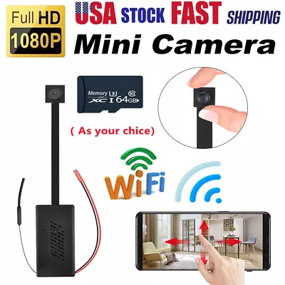 USA Mini Wireless WiFi Camera Module DIY Recording Cam Home Security Indoor 64GB • $33.96