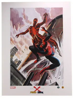Earth X Spider-Man Vs Venom Lithograph Alex Ross HERO Exclusive Marvel Comics • $19.95