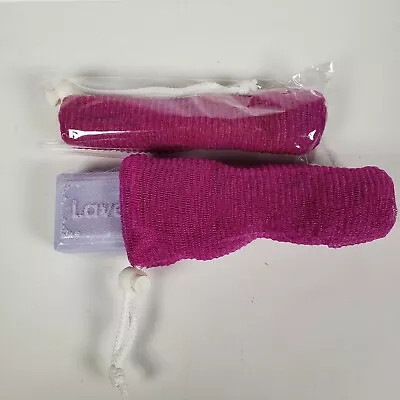 2pcs Soap Bar Saver.Shower Body Scrubber Cleaning Bubble Maker 6Layers Net Bags. • $9.95