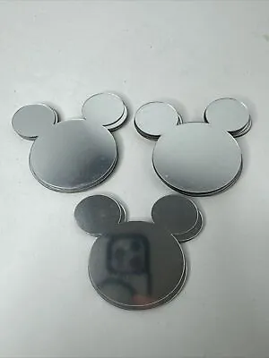 Disney Mickey Mouse Head Mirror Finish Wall Decal 3.5  SINGLE 20 Pcs • $5.20