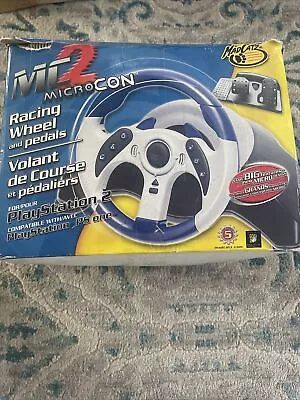 Mad Catz Playstation MC2 Racing Wheel & Pedals Set #8020 • $28