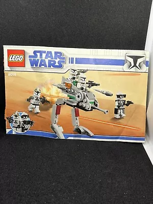 Building Instructions For Lego Star Wars Set 8014 Clone Walker Battle Pack (2009 • $7.50