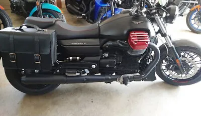 Side Bags For Moto Guzzi Audace OEM Complete Mounting Brackets Keys Saddlebags • $1499