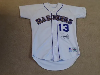 Omar Vizquel Game Worn Signed Rookie Jersey Seattle Mariners Indians Giants • $3500