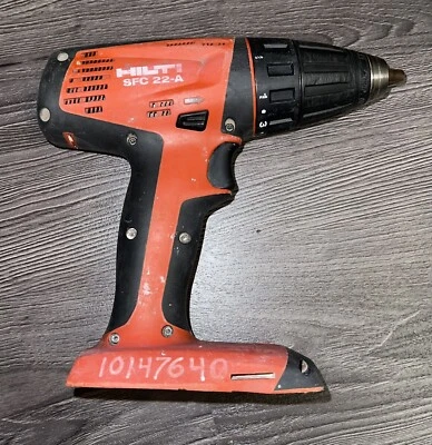 £53.19 • Buy HILTI SFC 22-A CORDLESS DRILL DRIVER 13MM B22/5.2 CPC BATTERY Fair Condition