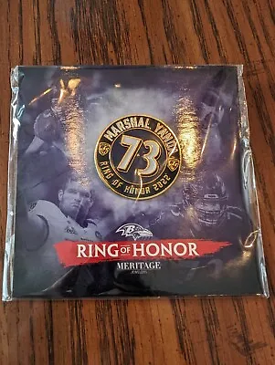 Baltimore RAVENS Marshal Yanda #73 Ring Of Honor Pin - Sealed! • $14.99