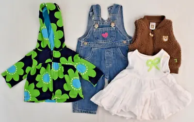 My Twinn 23  Girl Doll Mixed Clothing Outfits Lot: Overalls Hoodie Vest Dress • $27.21