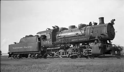 Northern Pacific NP Railroad 1175 0-8-0 Duluth MN 8-55 Negative 5755 • $14.99