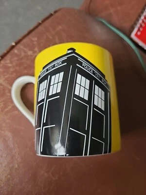 £9.99 • Buy 2012 BBC Dr Who TARDIS Police Box Mug Yellow