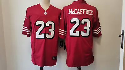 San Francisco 49ers #23Ed McCaffrey Sews Red Fan Jerseys • $45.87