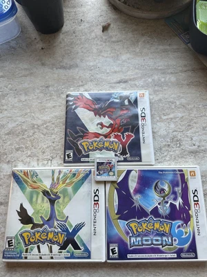 $50 • Buy 4x Nintendo 3DS Authentic Pokemon Games * Authentic / NOT WORKING *